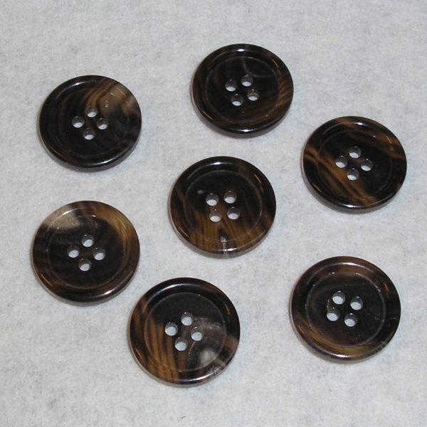 bottoni vero corno, veritable horn buttons